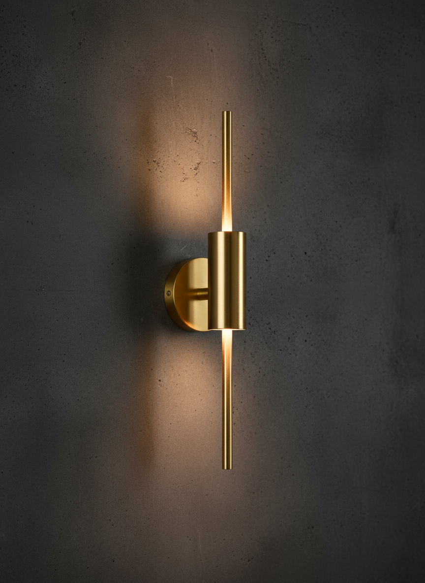 Gold Minimalist Wall Lamp