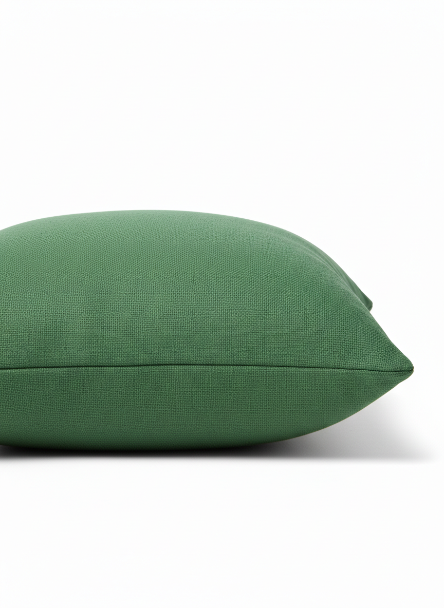 Green Textured Sofa Pillow