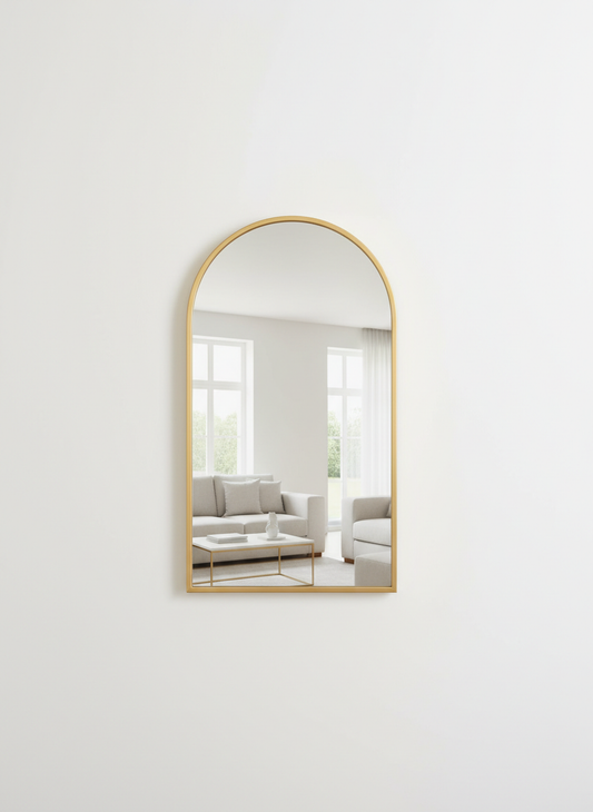 Gold Arch Wall Mirror