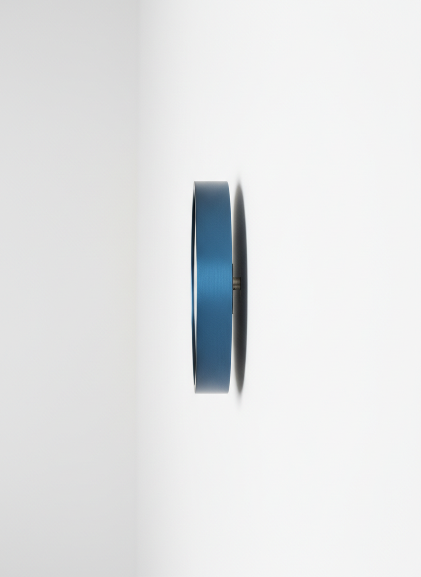 Blue Modern Wall Clock