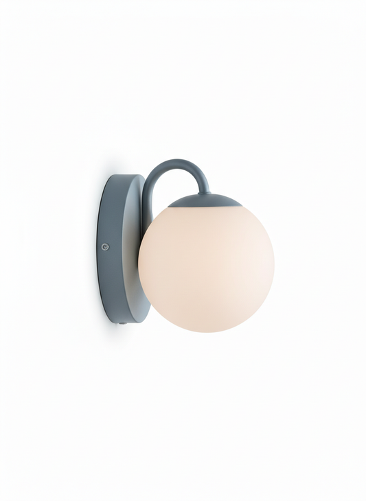 Grey Bedroom Wall Lamp